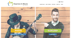 Desktop Screenshot of expressinmusic.com